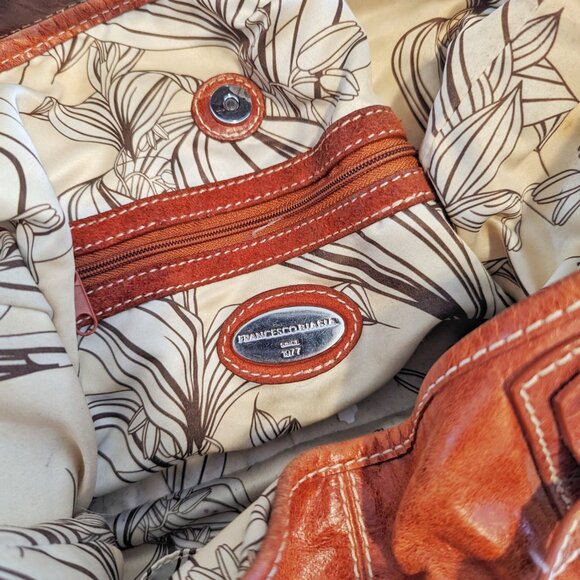 Francesco Biasia Brown Leather Handbag - Picture 10 of 10